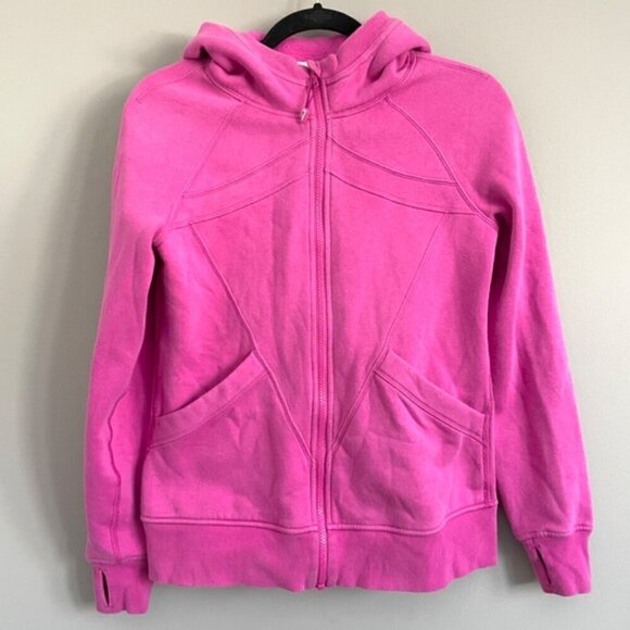 Ivivva By Lululemon Pink Remix Full-Zip French Terry Hoodie - 14 (Girls) - Picture 14 of 16